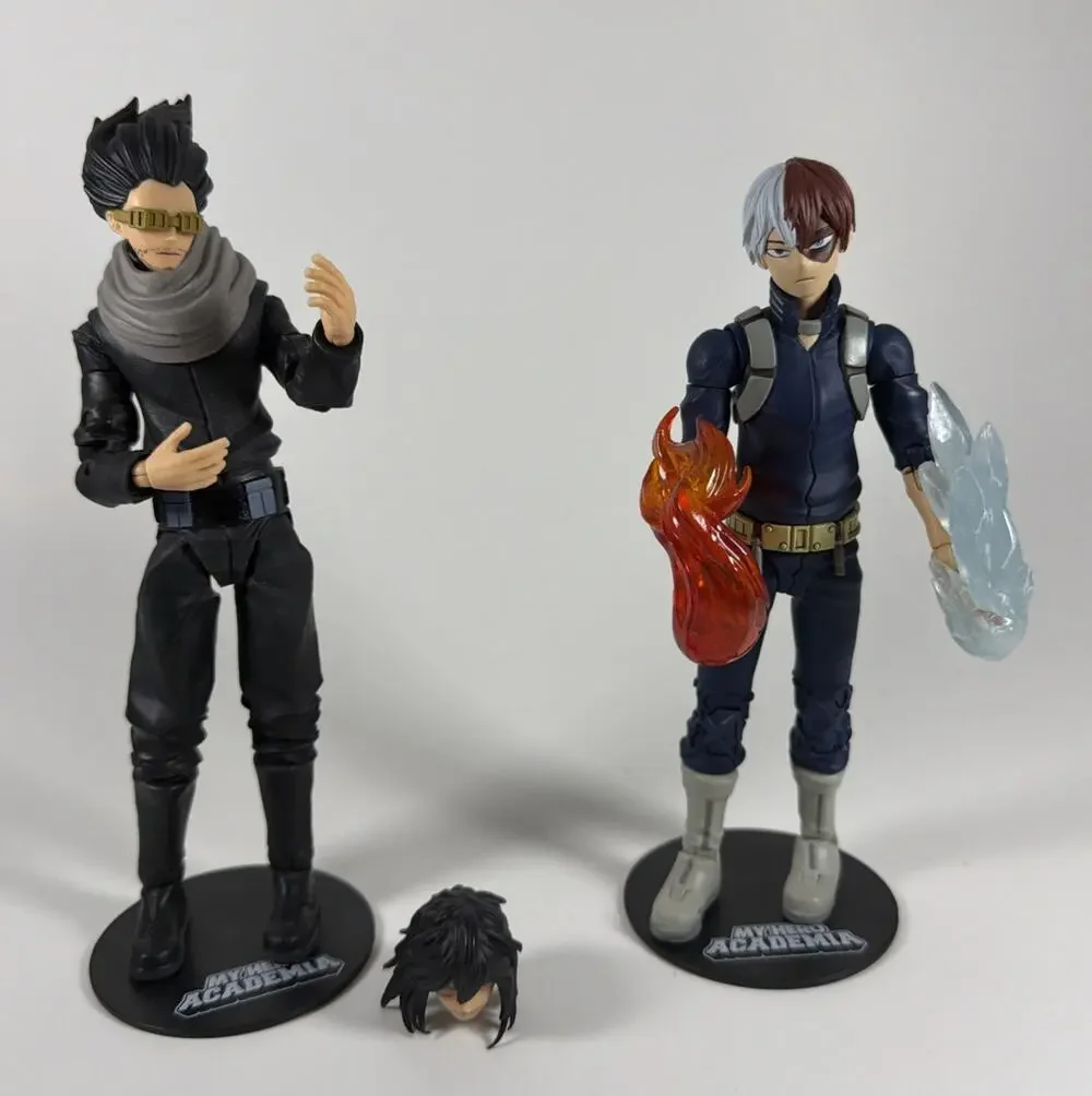 Shoto Todoroki & Shota Aizawa 7” Figures - My Hero Academia - Incomplete